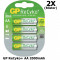 GP ReCyko+ AA 2000mAh baterii reincarcabile Continutul pachetului 2x Blistere