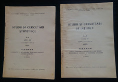 Studii si cercetari stiintifice - Z. Csendes// lot 2 fascicole, dedicatie autor foto