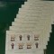 set timbre romania 10 buc. romania -china 2004