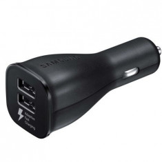 Incarcator auto Samsung Fast Charge, 2xUSB, Negru EP-LN920BB foto