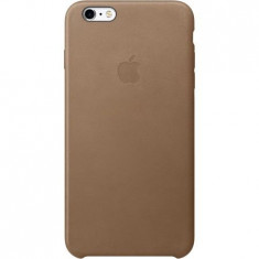 Husa protectie APPLE pentru iPhone 6/6S Plus, Piele, Capac Spate, Brown foto