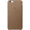 Husa protectie APPLE pentru iPhone 6/6S Plus, Piele, Capac Spate, Brown