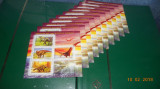 Set timbre romania 10 colite dinozauri 2005, Nestampilat