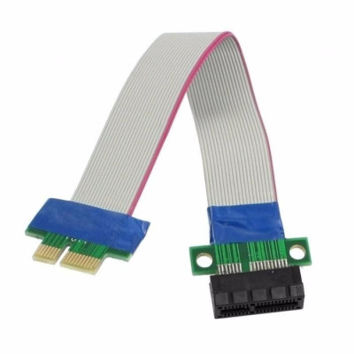 Cablu extensie prelungire ( riser ) PCI-e 1x la PCI-e 1x foto