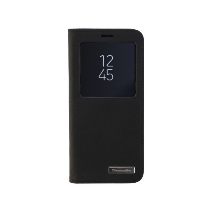 Husa pentru Samsung Galaxy S8, COMMANDER BOOK CASE Culoare Negru foto mare Husa pentru Samsung Galaxy S8, COMMANDER BOOK CASE Culoare Negru foto mare