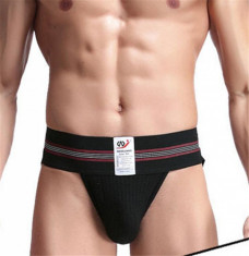 OLD SCHOOL Jockstrap / Suspensori - marimea L (negru) foto