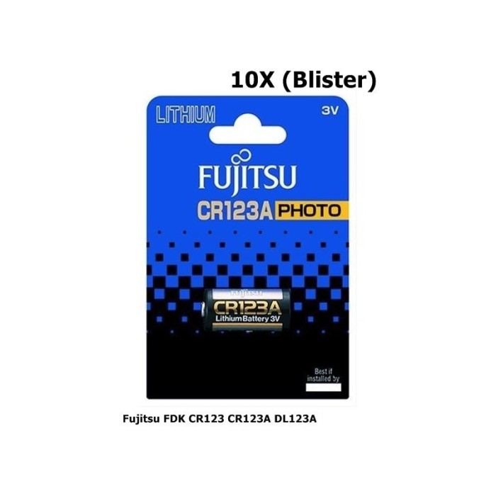 Fujitsu FDK CR123 CR123A DL123A baterie cu litiu Continutul pachetului 10x Blistere foto mare Fujitsu FDK CR123 CR123A DL123A baterie cu litiu Continutul pachetului 10x Blistere foto mare