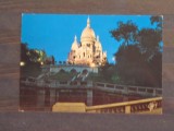 FRANTA - PARIS - BASILICA SACRE- COEUR ILUMINATA - NECIRCULATA., Fotografie