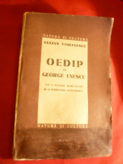 Lucian Voiculescu - Oedip de George Enescu -Ed. 1947 ,5 planse ,1 scrisoare foto