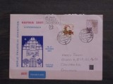 CZECH REP.- WORLD PHILATELIC EXHIBITION HAFNIA 2001 COPENHAGA- CIRCULAT,TIMBRAT