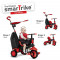 Tricicleta Smart Trike Delight, Red