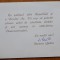 Semnatura Suzana Gadea pe felicitare , demnitar comunist