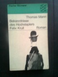 Cumpara ieftin Thomas Mann - Bekenntnisse des Hochstaplers Felix Krull (Fischer Bucherei, 1965)