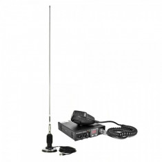 Kit statie radio Albrecht 4200 EU RO ASQ cu antena CB Albrecht 95-800 foto