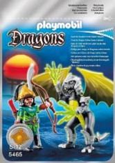 Playmobil Figurina Dragonul luminii cu luptator foto