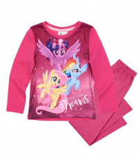 Pijama cu maneca lunga My Little Pony roz fuchsia foto