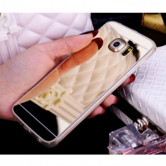 Husa Samsung Galaxy S6 Edge TPU Mirror Gri foto