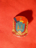 Insigna de Brigadier UTC , metal si email , h= 2,3 cm
