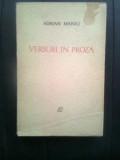 Adrian Maniu - Versuri in proza (Editura pentru literatura, 1965)