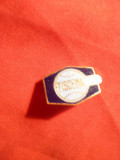 Insigna TISCEMA- Centrala de Masini Textile Bucuresti Romania ,L= 2,2 cm