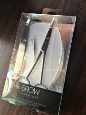 SET PENSAT PS BROW PREP KIT 4 SABLOANE PENTRU SPRANCENE +PENSETA +FORFECUTA foto