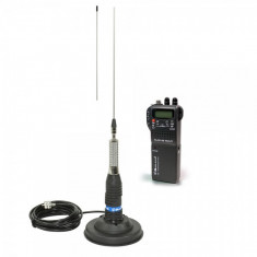 Kit Statie radio CB Midland Alan 42 si antena Midland ML145 cu magnet foto