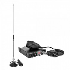 Kit Statie radio CB Albrecht 4200EU RO ASQ cu antena Midland 18-244 foto