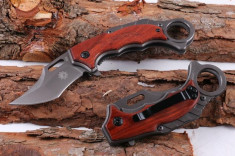 CUTIT. BRICEAG KARAMBIT. Stainless Steel Model: Derespina II foto