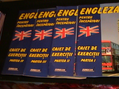 Engleza Pentru Incepatori Eurocor 32 Lectii In 16 Reviste 4 Caiete
