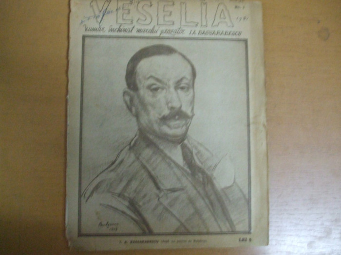 Veselia 1941 numar I. A. Bassarabescu Jiquidi Iser Crainic Bulgaras Floridor