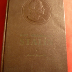 I.V.Stalin - scurta Biografie - Ed.1952 , autor colectiv ,cartonata