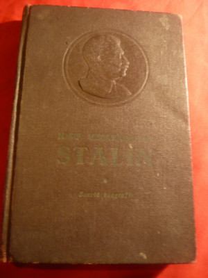 I.V.Stalin - scurta Biografie - Ed.1952 , autor colectiv ,cartonata foto