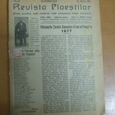 Revista Ploestilor Ploiesti martie 1928 petreceri tar Alexandru II 1877 statuie