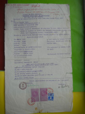 HOPCT DOCUMENT VECHI NR 107 LICEUL DE BAIETI EUDOXIU HURMUZACHI RADAUTI-SV 1938 foto