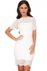 BAN328-2 Rochie eleganta bandage cu dantela foto