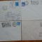 5 plicuri FDC , comuniste si 7 circulatii frumos timbrate , Rusia , par avion