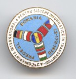 Conferinta Internationala pt Sisteme Informatice in Transporturi 1975 Insigna