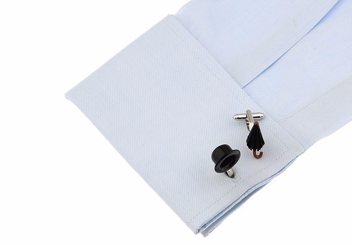 Butoni moderni accesorii gentlemen metalici + ambalaj cadou