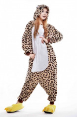 PJM29-99 Pijama intreaga kigurumi, model leopard foto