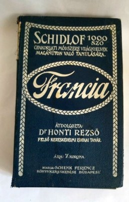 SCHIDLOF 1000 SZO FRANCIA, Honti Rezso, foto