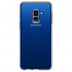 Husa Spigen Samsung Galaxy A8 2018 transparenta Liquid Crystal foto