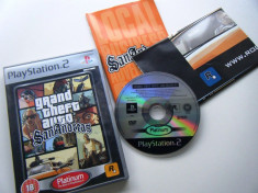 Grand Theft Auto, GTA San Andreas, PS2, original, PAL foto
