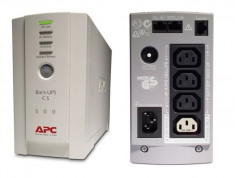 UPS APC Back-UPS CS 500VA &amp;quot;BK500EI&amp;quot; (include timbru verde 5 lei) foto