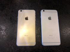 Carcasa iPhone 6 Plus Gold / Silver White impecabila,ORIGINALA - 49 RON ! foto