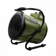 Aeroterma electrica portabila 300W, 3 trepte incalzire, verde, Heinner foto