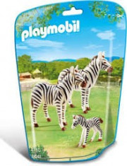 Familia de zebre Playmobil foto
