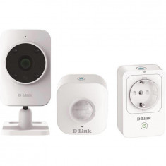 Kit Smart Home: Smart Plug (DSP-W215), senzor de miscare (DCH-S150), camera HD... foto