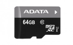 MicroSDHC 64GB (Class 10) + adaptor SD Adata &amp;quot;AUSDX64GUICL10-RA1&amp;quot; foto