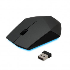 MOUSE OMEGA OM-413 BLUE LED WIRELESS 1200DPI BLACK DIAMOND foto