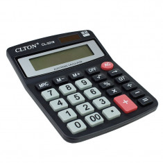 Calculator electronic, 12 digits, functii, tasta memorie, negru foto